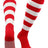 TCK Scarlet/White / Small Striped Rugby Socks