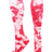 TCK Scarlet/White / Small Tie Dye Multisport Tube Socks Soccer Softball