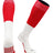 TCK Scarlet/White / X-Large Long Football Socks End Zone