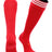 TCK Scarlet/White / X-Large Premier Soccer Socks with Fold Down Stripes