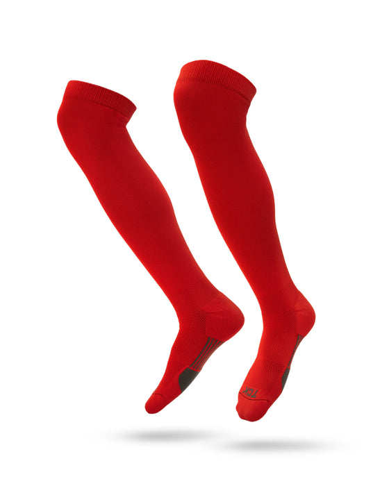 TCK Scarlet / X-Large Dugout Over the Knee Baseball Socks | Elite Athletic Sock