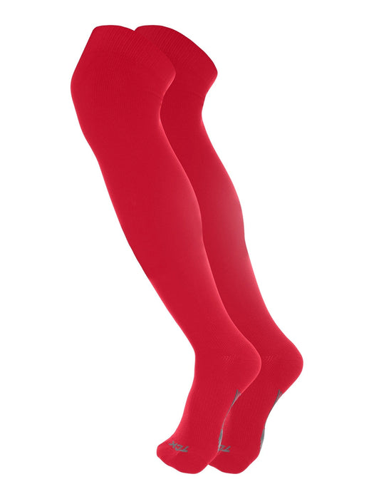 TCK Scarlet / X-Large Dugout Over the Knee Baseball Socks | Elite Athletic Sock