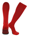 TCK Scarlet / X-Large Elite Performance Baseball Socks Dugout Solid Team Colors