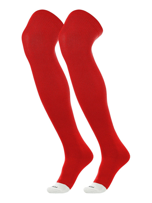 TCK Scarlet / X-Small Pro Plus Performance Long Sports Socks Over the Knee