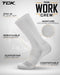 TCK Seamless, Cushioned Crew Socks: Moisture Wicking Work & Sport