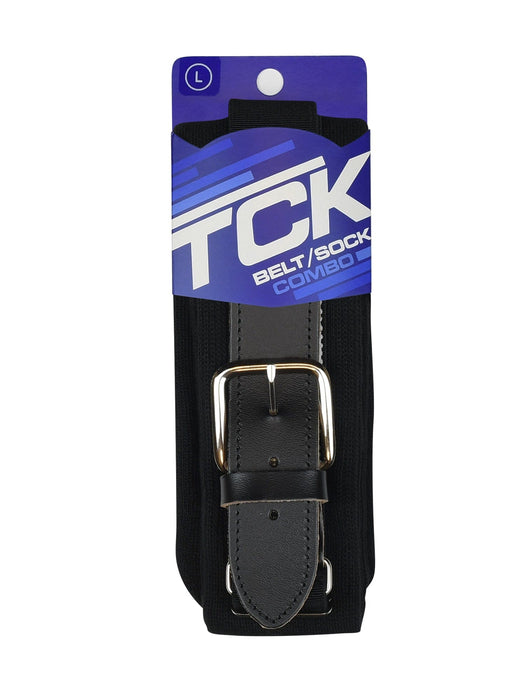 TCK Softball and Baseball Belts & Socks Combo For Youth or Adults