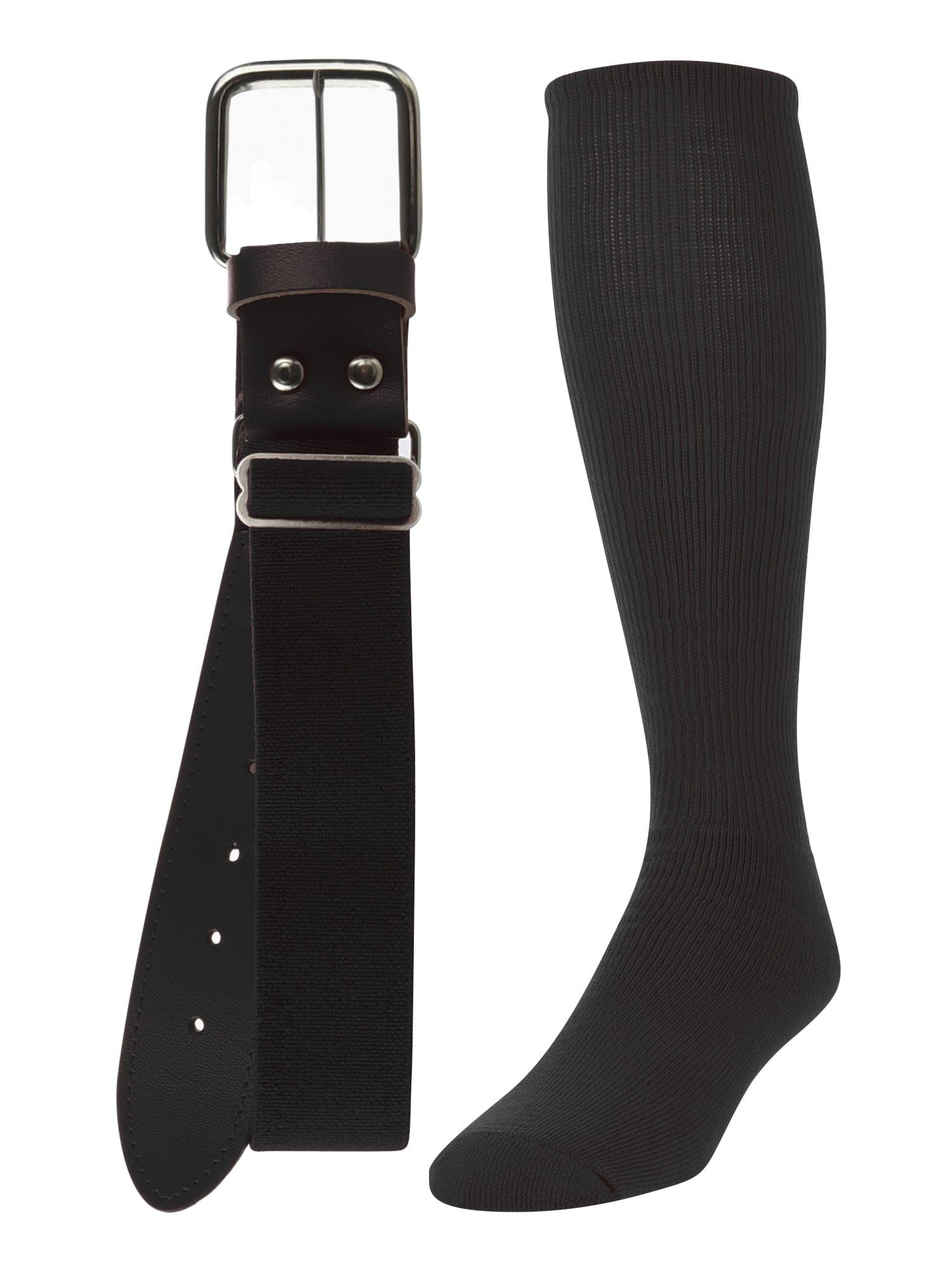 TCK Baseball Sock & Belt Combo - Columbia Blue / L TCK Baseball Sock & Belt Combo - Columbia Blue / L