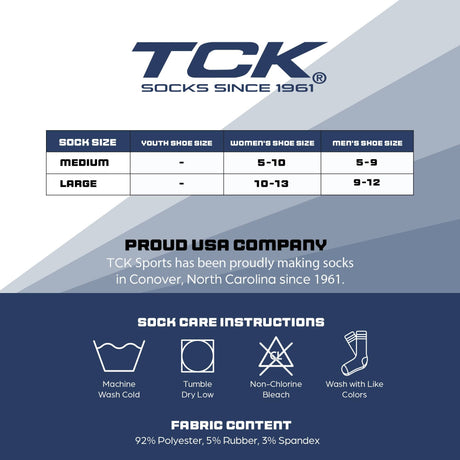 TCK TCK 365 Everyday Athletic Crew Socks - 3 Pairs