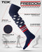 TCK TCK Freedom Dugout USA Made Stars & Stripes OTK Socks