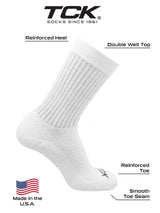 TCK TCK Reacs Ultra-Soft Acrylic Athletic Crew Socks