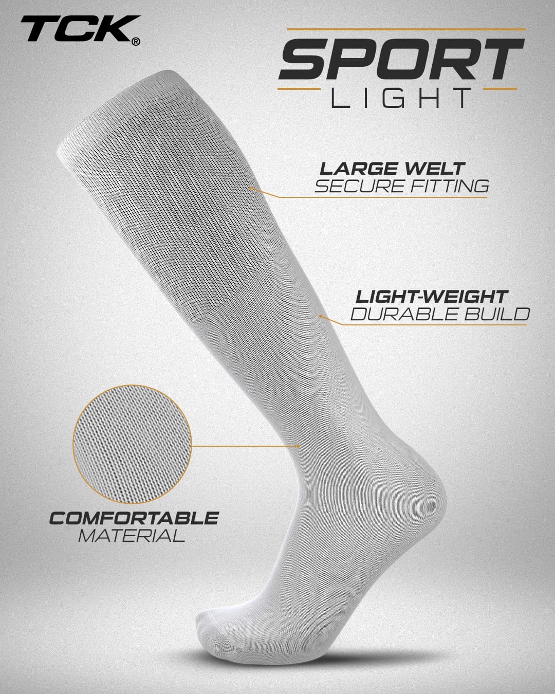 TCK TCK Sport Light - Breathable Team Athletic Tube Socks