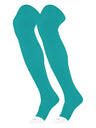 TCK Teal / Large Prosport - Long Over the Knee Socks for Baseball - Adult Sizes