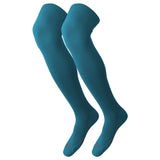 TCK Teal / Small Dugout Over the Knee Baseball Socks | Elite Athletic Sock
