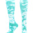 TCK Teal/White / Small Tie Dye Multisport Tube Socks Soccer Softball