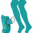 TCK Teal / X-Large Prosport Belt and Socks Combo | Over the Knee Sock