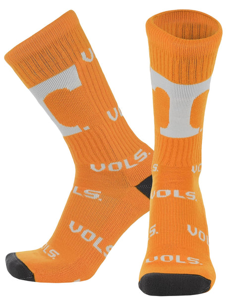 TCK Tennessee Orange/White / Large Tennessee Volunteers Mayhem Crew Socks