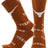 TCK Texas Burnt Orange/White / Large Texas Longhorns Mayhem Crew Socks