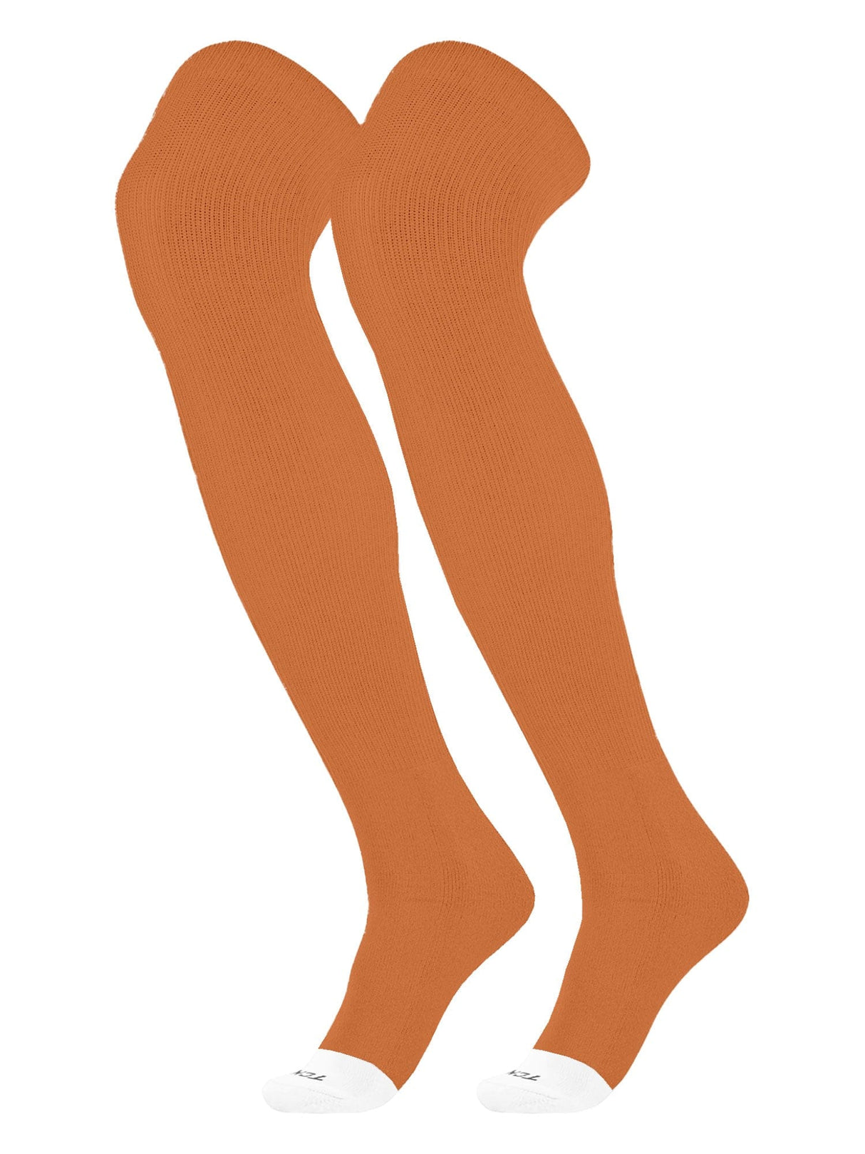 TCK Texas Orange / Large Prosport - Long Over the Knee Socks for Baseball - Adult Sizes