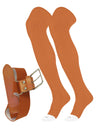 TCK Texas Orange / Medium Prosport Belt and Socks Combo | Over the Knee Sock