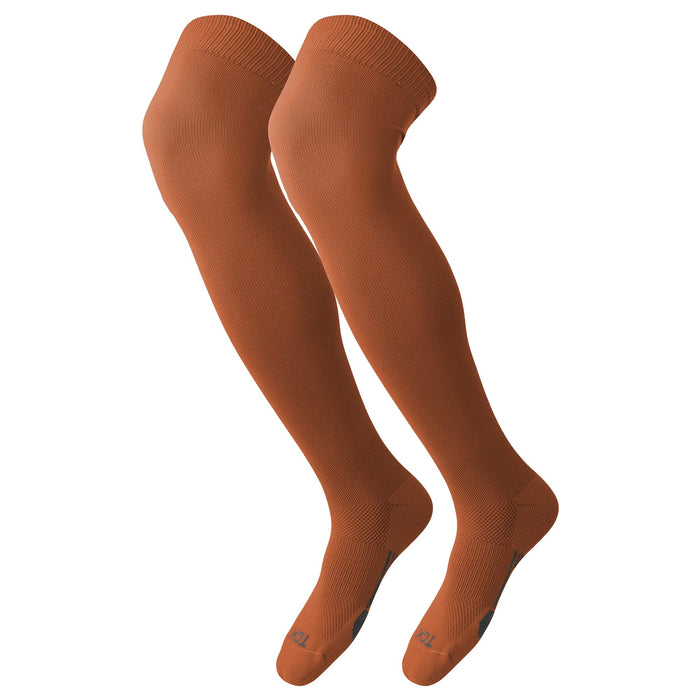 TCK Texas Orange / Small Dugout Over the Knee Baseball Socks | Elite Athletic Sock