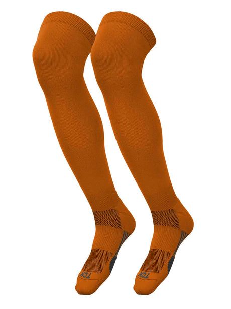 TCK Texas Orange / X-Large Gridiron Extra Tall Football Socks