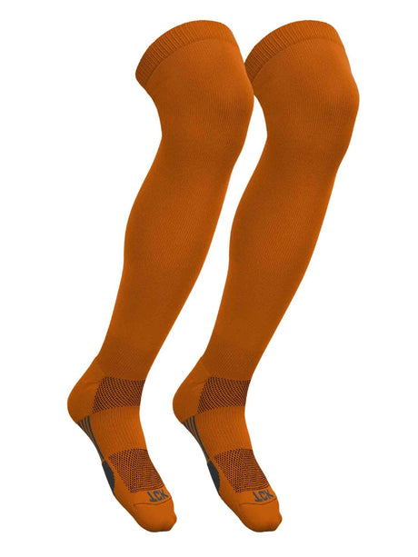 TCK Texas Orange / X-Large TCK Over the Knee Football & Flag Socks - Made in USA