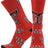 TCK Texas Tech Scarlet/Black/White / Large Texas Tech Red Raiders Mayhem Crew Socks