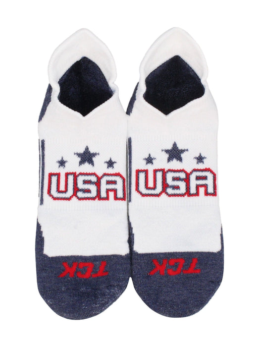 TCK Tour USA No Show Socks for Men & Women - Premium Sports Sock
