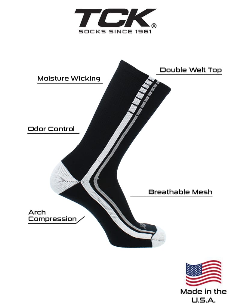 TCK Turbo Crew Athletic Sports Socks