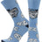 TCK UNC Tar Heels Columbia Blue/White / Large UNC Tar Heels Mayhem Crew Socks