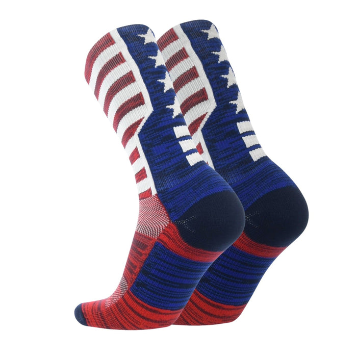 TCK USA Flag Socks Old Glory Crew Length