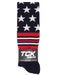 TCK USA Freedom Baseball Socks Long Over the Knee