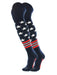 TCK USA Freedom Baseball Socks Long Over the Knee