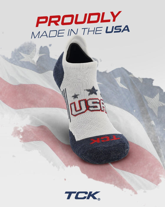 Tour USA No Show Socks for Men & Women - Premium Sports Sock