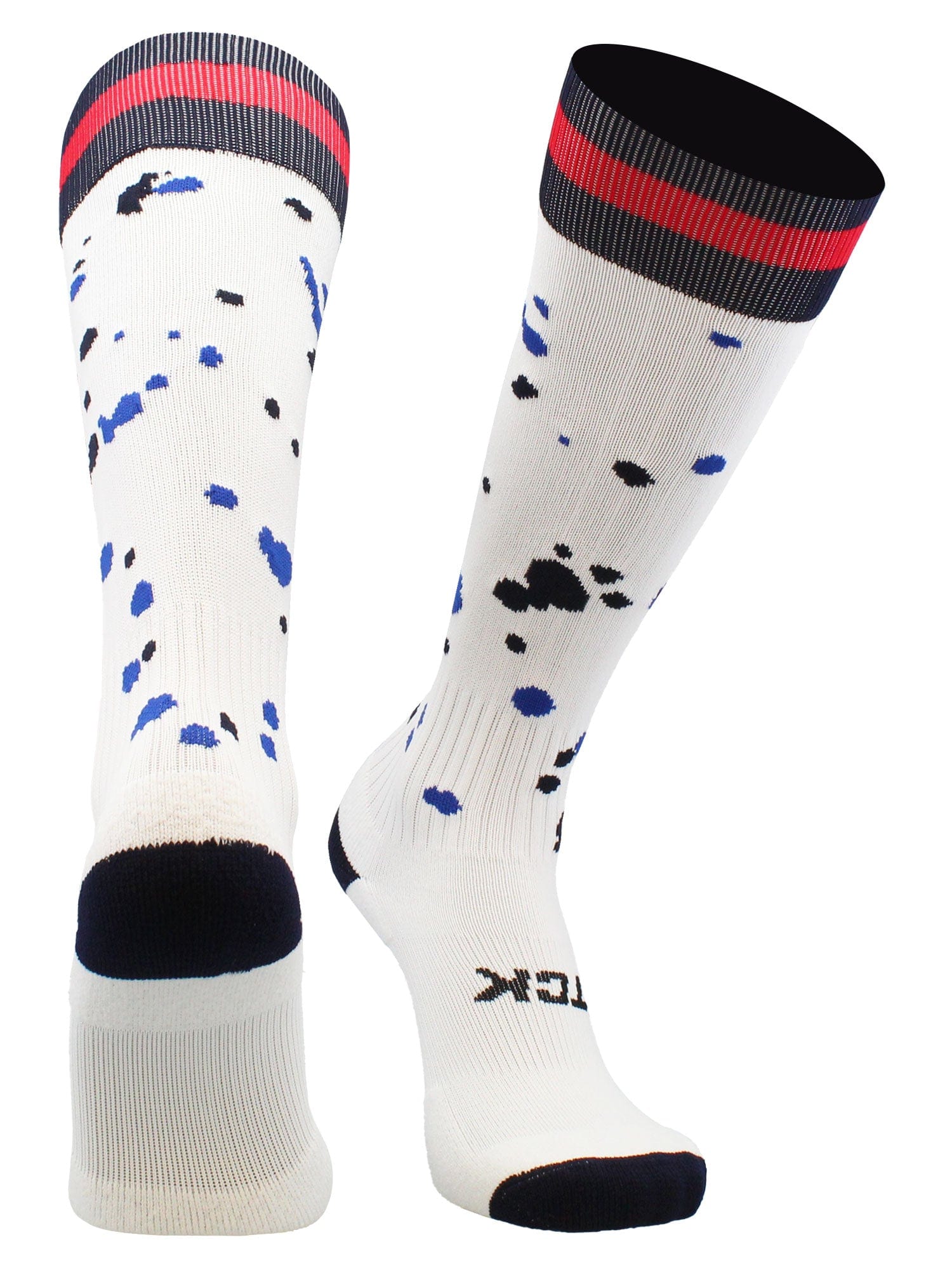 USA Soccer Socks For Girls & Boys, Paint Splatter Design