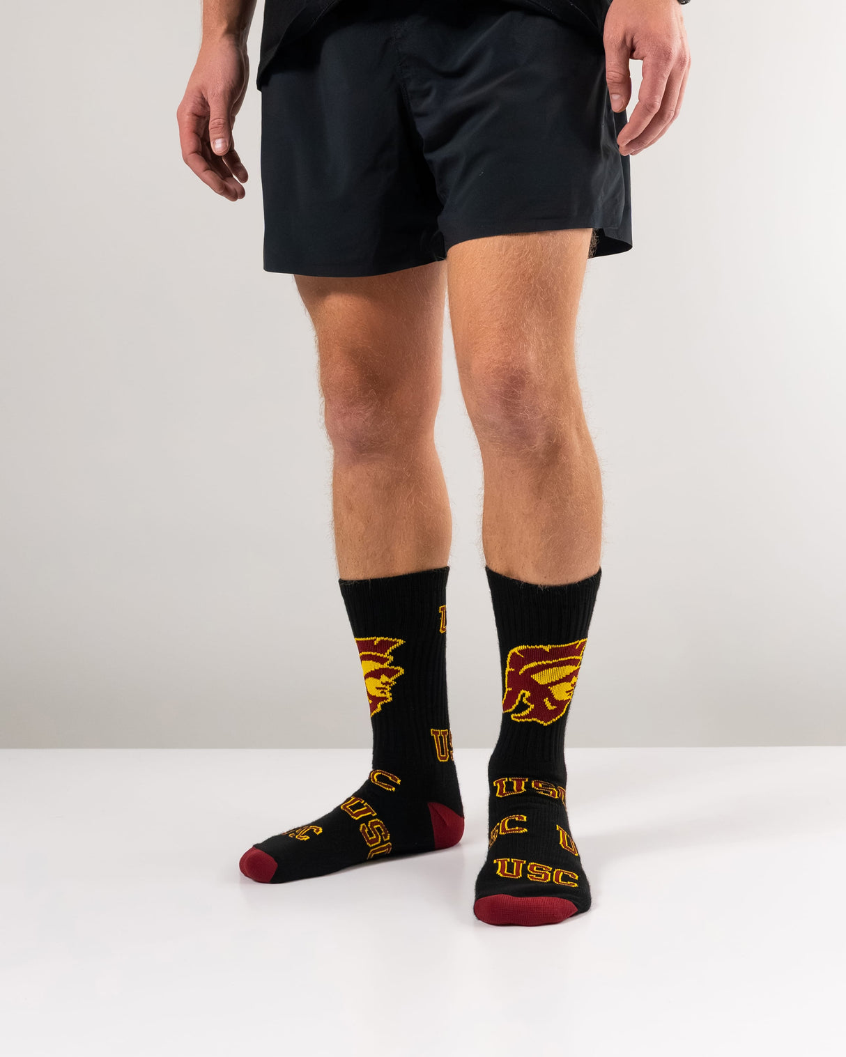 TCK USC Red/Gold / Medium USC Trojans Mayhem Crew Socks