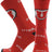 TCK Utah Scarlet/Black/White / Large Utah Utes Mayhem Crew Socks