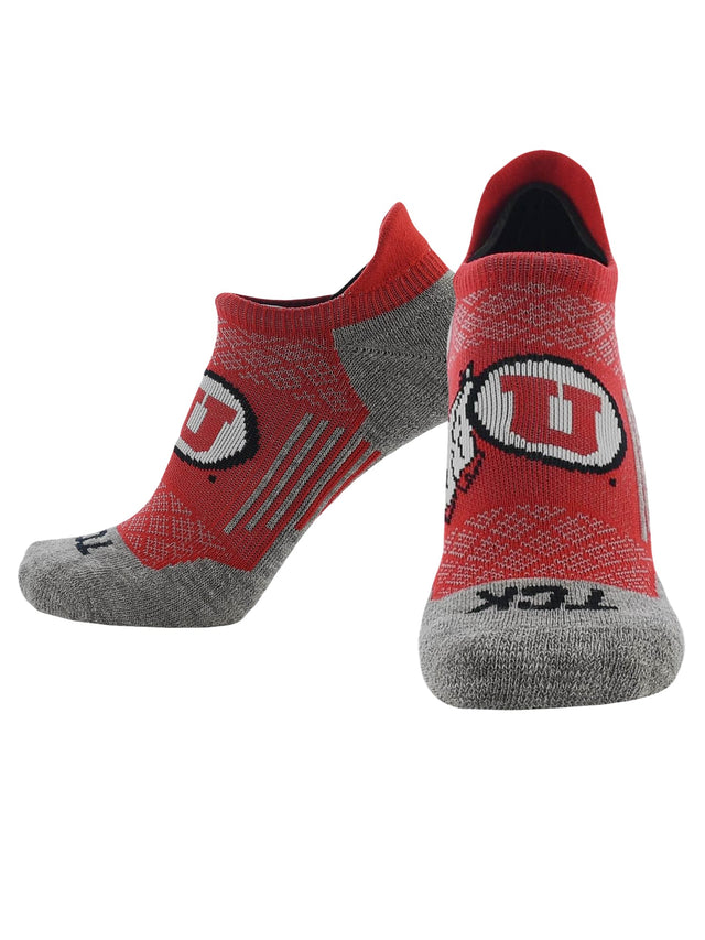 TCK Utah Utes / Large Utah Utes No Show Tour Socks