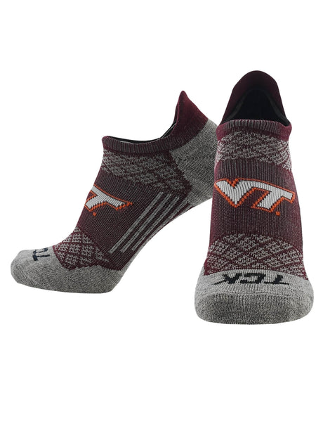 TCK Virginia Tech Hokies / Large Virginia Tech Hokies No Show Tour Socks