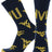 TCK West Virginia Navy/Gold / Large West Virginia Mountaineers Mayhem Crew Socks