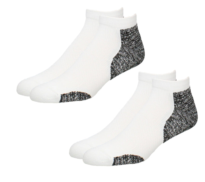 TCK White-2 Pair / Large Plantar Fasciitis Socks For Running 2-pack
