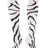 TCK White/Black / Small TCK Sports Krazisox Zebra Stripe Socks