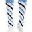 TCK White/Columbia Blue/Navy / Small Candy Stripes Softball Socks Knee High