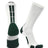 TCK White/Dark Green / Large Baseline 3.0 Athletic Crew Socks Adult Sizes Team Colors