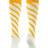 TCK White/Gold/Gold / Small Candy Stripes Softball Socks Knee High