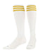 TCK White/Gold / Medium Finale Soccer Socks 3-Stripes
