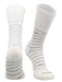 TCK White / Large Ankle Support Tape Socks For Football, Basketball, & Volleyball