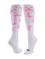 TCK White / Large Bows All-Over Tube Socks
