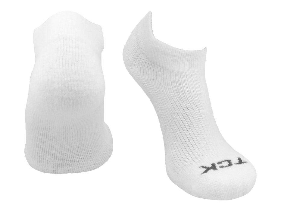 TCK White / Large Multisport Athletic Ankle Socks Extended