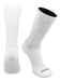 TCK White / Large Multisport Athletic Crew Socks Extended